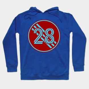 Abraham Rodriguez Number 28 Jersey Colorado Rapids Inspired Hoodie